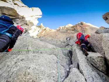 2020-07-14 · 07:04 · Aiguille Verte par arête du Jardin