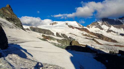 Chessjengletscher · Alpes, Alpes valaisannes, Massif de l'Allalin, CH · GPS 46°4'1.81'' N 7°55'14.87'' E · Altitude 2976m