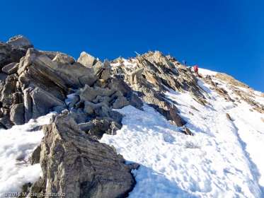 Arête NE du Nadelhorn · Alpes, Alpes valaisannes, Massif de Michabel, CH · GPS 46°6'34.66'' N 7°51'51.77'' E · Altitude 4236m
