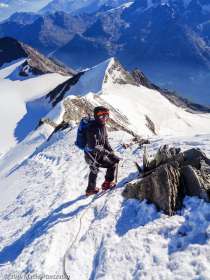 Arête NE du Nadelhorn · Alpes, Alpes valaisannes, Massif de Michabel, CH · GPS 46°6'34.69'' N 7°51'51.79'' E · Altitude 4233m