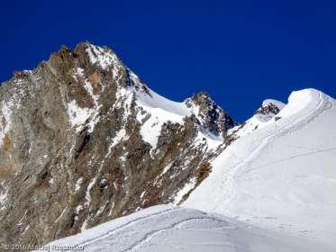 Windjoch · Alpes, Alpes valaisannes, Massif de Michabel, CH · GPS 46°6'57.06'' N 7°52'22.25'' E · Altitude 3857m