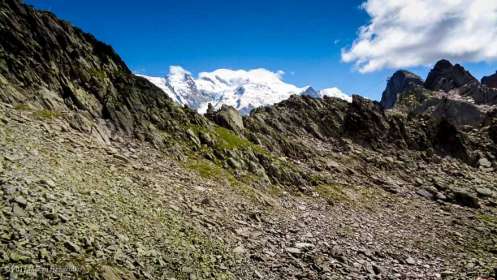 GR5 · Alpes, Aiguilles Rouges, Vallée de Chamonix, FR · GPS 45°56'27.04'' N 6°50'27.65'' E · Altitude 2340m