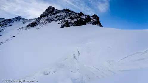 2017-07-23 · 09:54 · Rimpfischhorn sommet d'hiver
