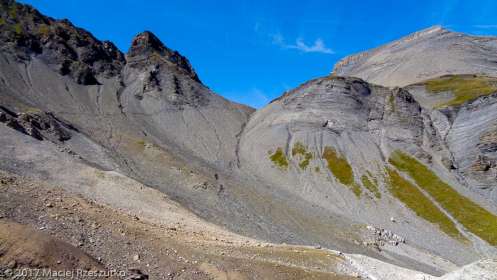 Traces des Dinosaures · Alpes, Préalpes de Savoie, Aiguilles Rouges, FR · GPS 46°2'57.64'' N 6°53'6.87'' E · Altitude 2359m