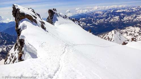 Arête sommitale du Grand Paradis · Alpes, Massif du Grand Paradis, Valsavarenche, IT · GPS 45°30'59.96'' N 7°16'7.01'' E · Altitude 4002m