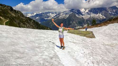 Marathon du Mont-Blanc · Alpes, Aiguilles Rouges, Vallée de Chamonix, FR · GPS 45°56'37.90'' N 6°51'3.82'' E · Altitude 2009m