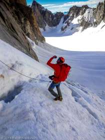 Passage de la rimaye · Alpes, Massif du Mont-Blanc, FR · GPS 45°51'8.62'' N 6°53'24.58'' E · Altitude 3650m