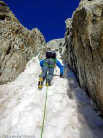 Couloir d'accès au Col du Diable · Alpes, Massif du Mont-Blanc, FR · GPS 45°51'14.90'' N 6°53'35.87'' E · Altitude 3850m