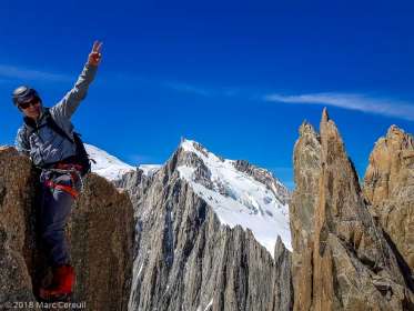 Sommet de la Pointe Médiane · Alpes, Massif du Mont-Blanc, FR · GPS 45°51'16.13'' N 6°53'31.32'' E · Altitude 4229m