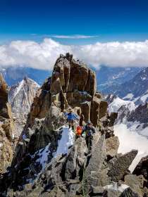 Arrivé au sommet du Mont Blanc du Tacul · Alpes, Massif du Mont-Blanc, - · GPS 45°51'22.57'' N 6°53'22.90'' E · Altitude 4100m