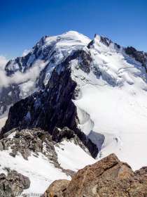 Mont Blanc et Mont Maudit depuis Mont Blanc du Tacul · Alpes, Massif du Mont-Blanc, FR · GPS 45°51'23.80'' N 6°53'16.18'' E · Altitude 4248m