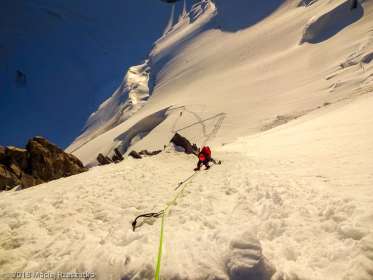 ortie au Col du Mont Maudit · Alpes, Massif du Mont-Blanc, Vallée de Chamonix, FR · GPS 45°50'55.96'' N 6°52'24.88'' E · Altitude 4345m