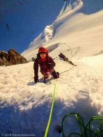ortie au Col du Mont Maudit · Alpes, Massif du Mont-Blanc, Vallée de Chamonix, FR · GPS 45°50'55.96'' N 6°52'24.88'' E · Altitude 4345m