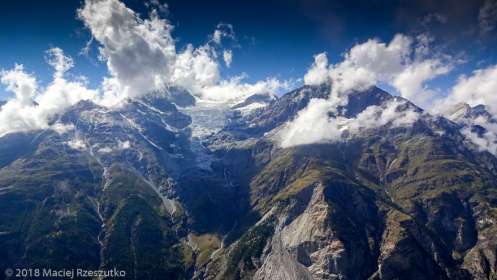 Dans la montée à Domhutte · Alpes, Alpes valaisannes, Massif des Mischabels, CH · GPS 46°6'12.67'' N 7°48'38.57'' E · Altitude 2435m