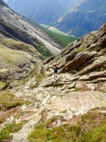 Dans la montée à Domhutte · Alpes, Alpes valaisannes, Massif des Mischabels, CH · GPS 46°6'13.63'' N 7°48'45.53'' E · Altitude 2623m