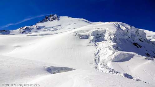 Face Nord du Dom · Alpes, Alpes valaisannes, Massif des Mischabels, CH · GPS 46°6'13.27'' N 7°51'39.58'' E · Altitude 3887m