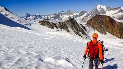 Face Nord du Dom · Alpes, Alpes valaisannes, Massif des Mischabels, CH · GPS 46°6'14.92'' N 7°51'13.80'' E · Altitude 3751m