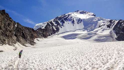 Festigletscher · Alpes, Alpes valaisannes, Massif des Mischabels, CH · GPS 46°6'5.37'' N 7°50'27.32'' E · Altitude 3470m