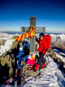 Sommet de la Pique d’Estats · Pyrénées, Pyrénées ariégeoises, Vallée de I'Artigue, FR · GPS 42°40'1.21'' N 1°23'52.42'' E · Altitude 3114m