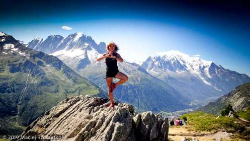 Au sommet d’Aiguillete des Posettes, tout le massif du Mont-Blanc derrière · Alpes, Massif du Mont-Blanc, Vallée de Chamonix, FR · GPS 46°1'5.18'' N 6°56'24.79'' E · Altitude 2175m