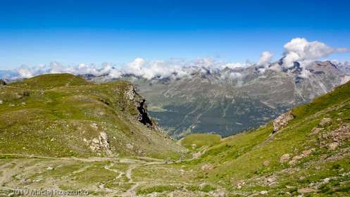 Montée au Col de Pinter · Alpes, Val d'Aoste, Vallée d'Ayas, IT · GPS 45°49'10.86'' N 7°47'8.42'' E · Altitude 2669m