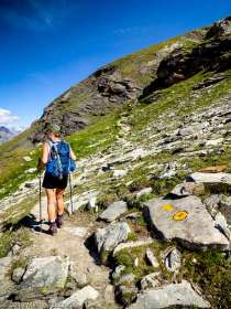 Dans la montée de la Testa Grigia · Alpes, Val d'Aoste, Vallée d'Ayas, IT · GPS 45°49'10.33'' N 7°47'15.20'' E · Altitude 2777m