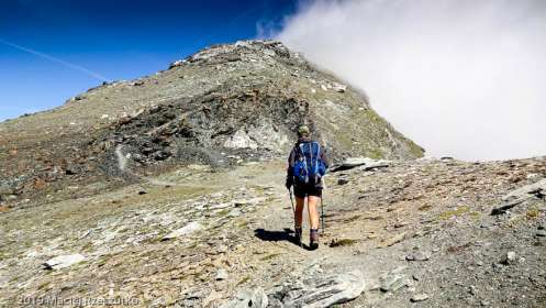 Crête sommitale de la Testa Grigia · Alpes, Val d'Aoste, Vallée d'Ayas, IT · GPS 45°49'32.92'' N 7°47'26.16'' E · Altitude 3053m