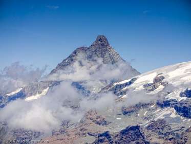 Le Cervin · Alpes, Val d'Aoste, Vallée d'Ayas, IT · GPS 45°49'51.40'' N 7°47'11.71'' E · Altitude 3314m