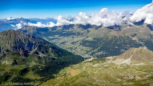 Vue depuis le sommet de la Testa Grigia · Alpes, Val d'Aoste, Vallée d'Ayas, IT · GPS 45°49'51.38'' N 7°47'11.72'' E · Altitude 3314m