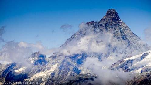 Le Cervin · Alpes, Val d'Aoste, Vallée d'Ayas, IT · GPS 45°49'48.78'' N 7°47'15.17'' E · Altitude 3209m