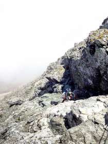 Crête sommitale de la Testa Grigia · Alpes, Val d'Aoste, Vallée d'Ayas, IT · GPS 45°49'48.32'' N 7°47'15.80'' E · Altitude 3209m