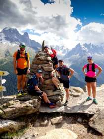 La Tête aux Vents sur le parcours de la CCC, l’intégralité du massif du Mont-Blanc derrière · Alpes, Aiguilles Rouges, Vallée de Chamonix, FR · GPS 45°58'56.97'' N 6°54'23.48'' E · Altitude 2138m