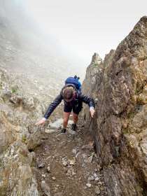 Dans la montée au bivouac Gino Rainetto · Alpes, Massif du Mont-Blanc, Val Vény, IT · GPS 45°47'1.48'' N 6°50'36.20'' E · Altitude 2751m