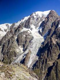 Dans la descente du Petit Mont Blanc · Alpes, Massif du Mont-Blanc, Val Vény, IT · GPS 45°47'20.68'' N 6°50'14.77'' E · Altitude 3184m