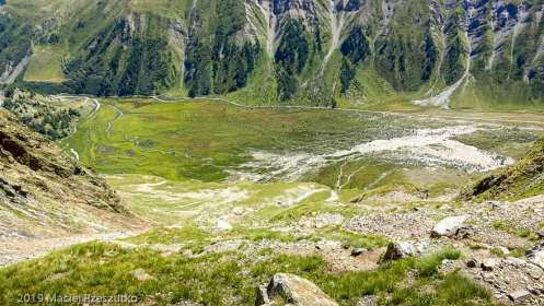 Dans la descente du bivouac Gino Rainetto · Alpes, Massif du Mont-Blanc, Val Vény, IT · GPS 45°46'52.29'' N 6°50'51.17'' E · Altitude 2568m