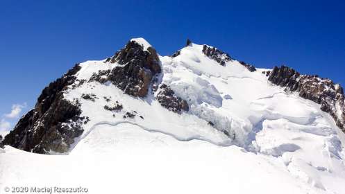 Épaule du Tacul · Alpes, Massif du Mont-Blanc, FR · GPS 45°51'17.81'' N 6°53'0.79'' E · Altitude 4055m