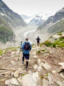 WE Choc Soutenu J2 · Alpes, Massif du Mont-Blanc, Vallée de Chamonix, FR · GPS 45°55'44.48'' N 6°54'52.14'' E · Altitude 2080m