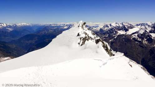 Bishorn 4153m · Alpes, Alpes centrales, Vallée d'Anniviers, CH · GPS 46°7'4.09'' N 7°42'55.93'' E · Altitude 4153m