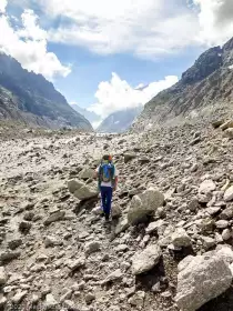 2020-07-13 · 11:24 · Aiguille Verte par arête du Jardin