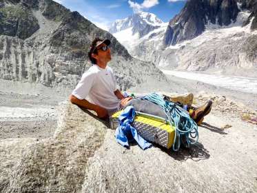 Dans la montée au Refuge du Couvercle · Alpes, Massif du Mont-Blanc, FR · GPS 45°54'11.03'' N 6°57'23.46'' E · Altitude 2142m