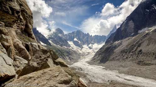 Dans la montée au Refuge du Couvercle · Alpes, Massif du Mont-Blanc, FR · GPS 45°54'11.11'' N 6°57'23.43'' E · Altitude 2142m