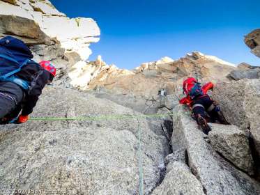Escalade de l'Aiguille du Jardin · Alpes, Massif du Mont-Blanc, FR · GPS 45°56'0.29'' N 6°58'39.64'' E · Altitude 3844m