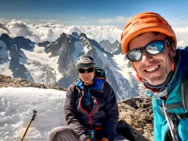 2020-07-14 · 09:38 · Aiguille Verte par arête du Jardin