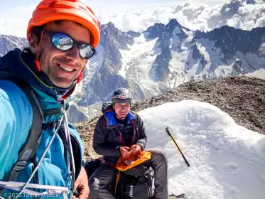 2020-07-14 · 09:38 · Aiguille Verte par arête du Jardin