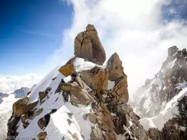 2020-07-14 · 11:04 · Aiguille Verte par arête du Jardin