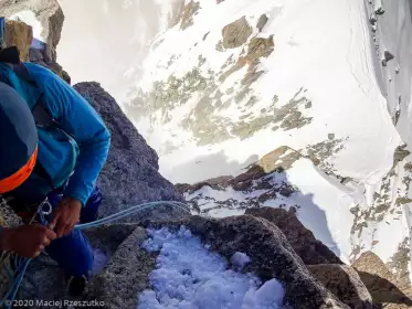 2020-07-14 · 11:36 · Aiguille Verte par arête du Jardin