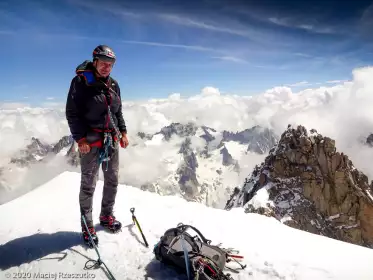 2020-07-14 · 12:13 · Aiguille Verte par arête du Jardin