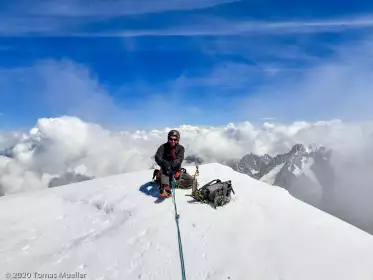 2020-07-14 · 12:23 · Aiguille Verte par arête du Jardin