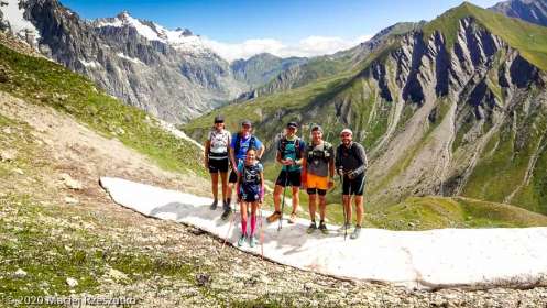 Col Sapin sur le parcours de la CCC · Alpes, Massif du Mont-Blanc, Val Ferret, IT · GPS 45°49'16.83'' N 7°1'16.54'' E · Altitude 2435m