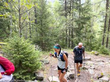 Stage Trail Découverte · Alpes, Massif du Mont-Blanc, Vallée de Chamonix, FR · GPS 45°56'53.24'' N 6°54'14.34'' E · Altitude 1179m